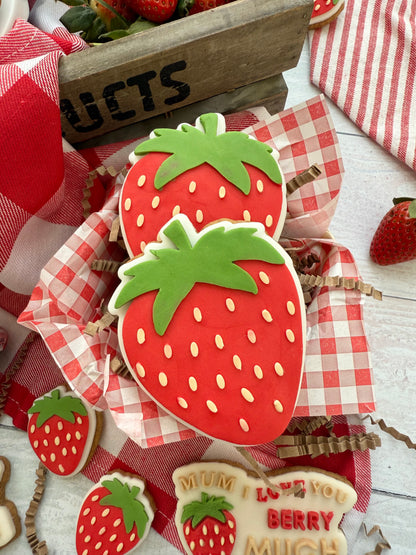Strawberry - PLA stamp and cutter image 0