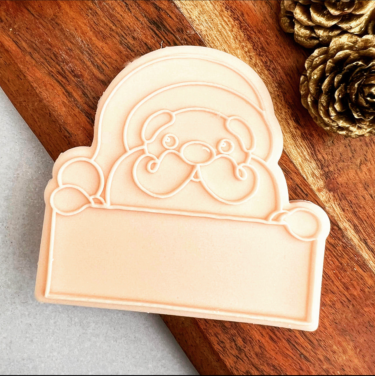 Christmas - Santa with a board image 1