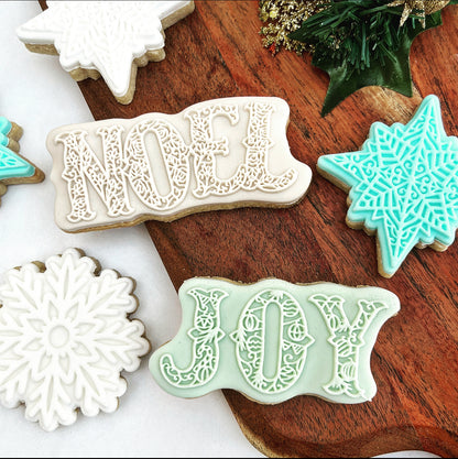 Christmas -  NOEL Deboss and Matching Cutter image 1