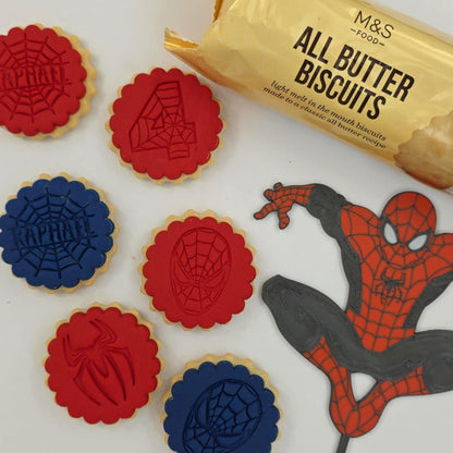 Personalized Spider-Man Cookie Stamp Set
