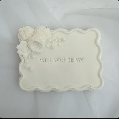 Rectangle Wavy Biscuit frame -  Deboss and Cutter image 0