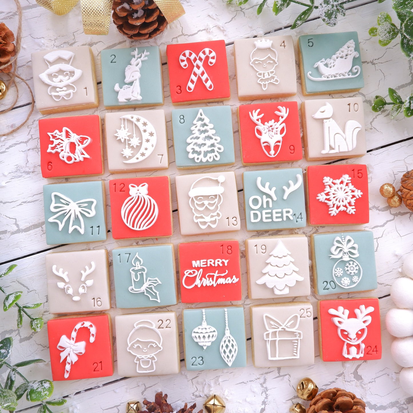 Advent Calendar COMPLETE SET OF 25 image 0