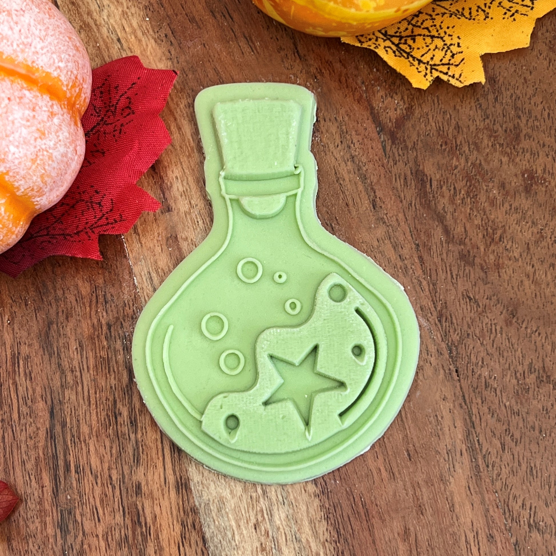 HALLOWEEN -Potion Bottle - Deboss & Matching Cutter image 0