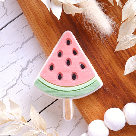 Melon lolly pop - Deboss stamp with matching cutters image 0