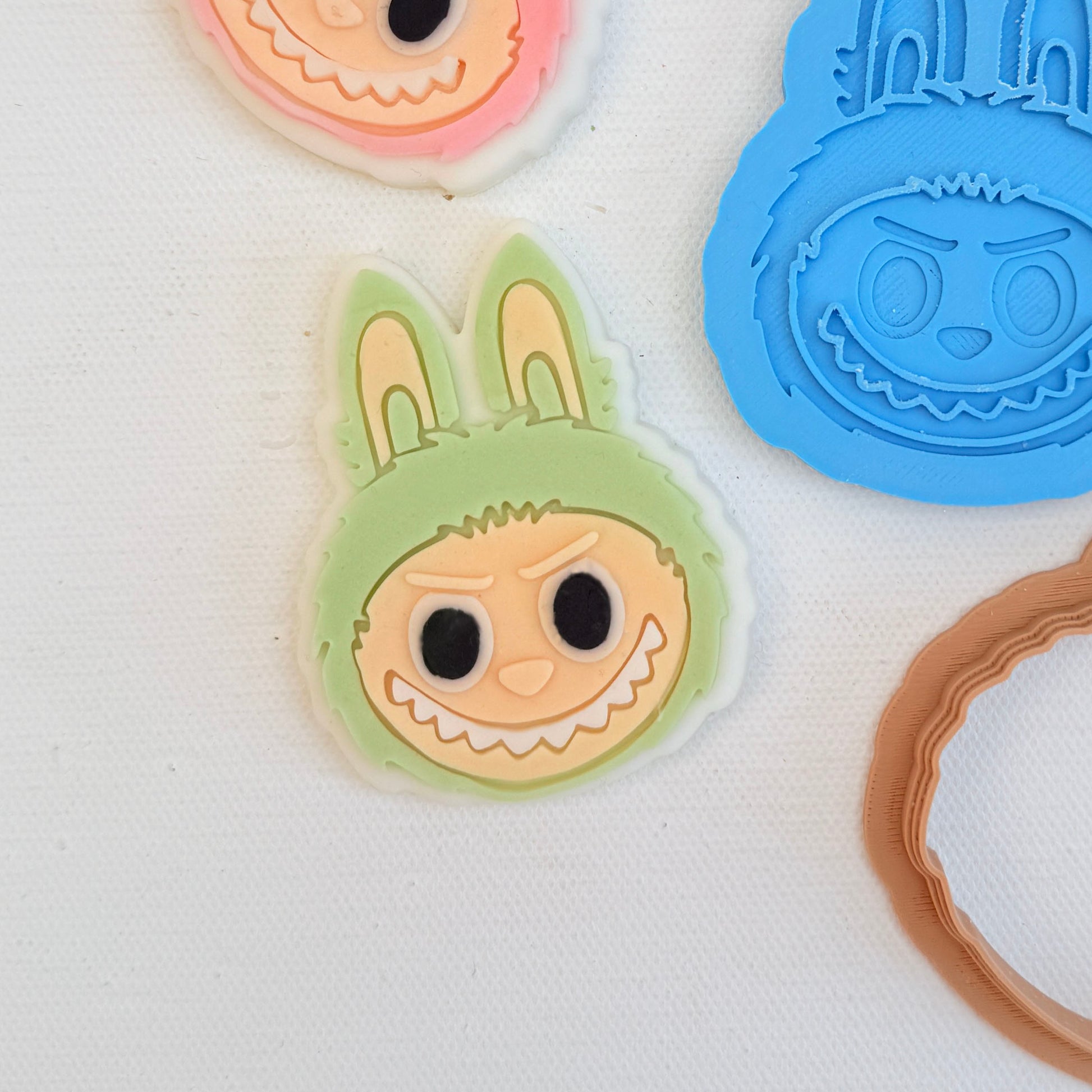 Labubu face  - PLA stamp and cutter image 0