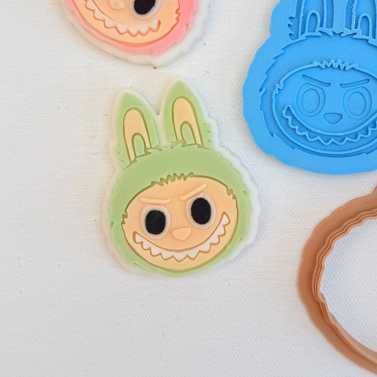 Labubu face  - PLA stamp and cutter image 0