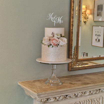 Mr & Mrs cake topper, Anniversary Cake toppers