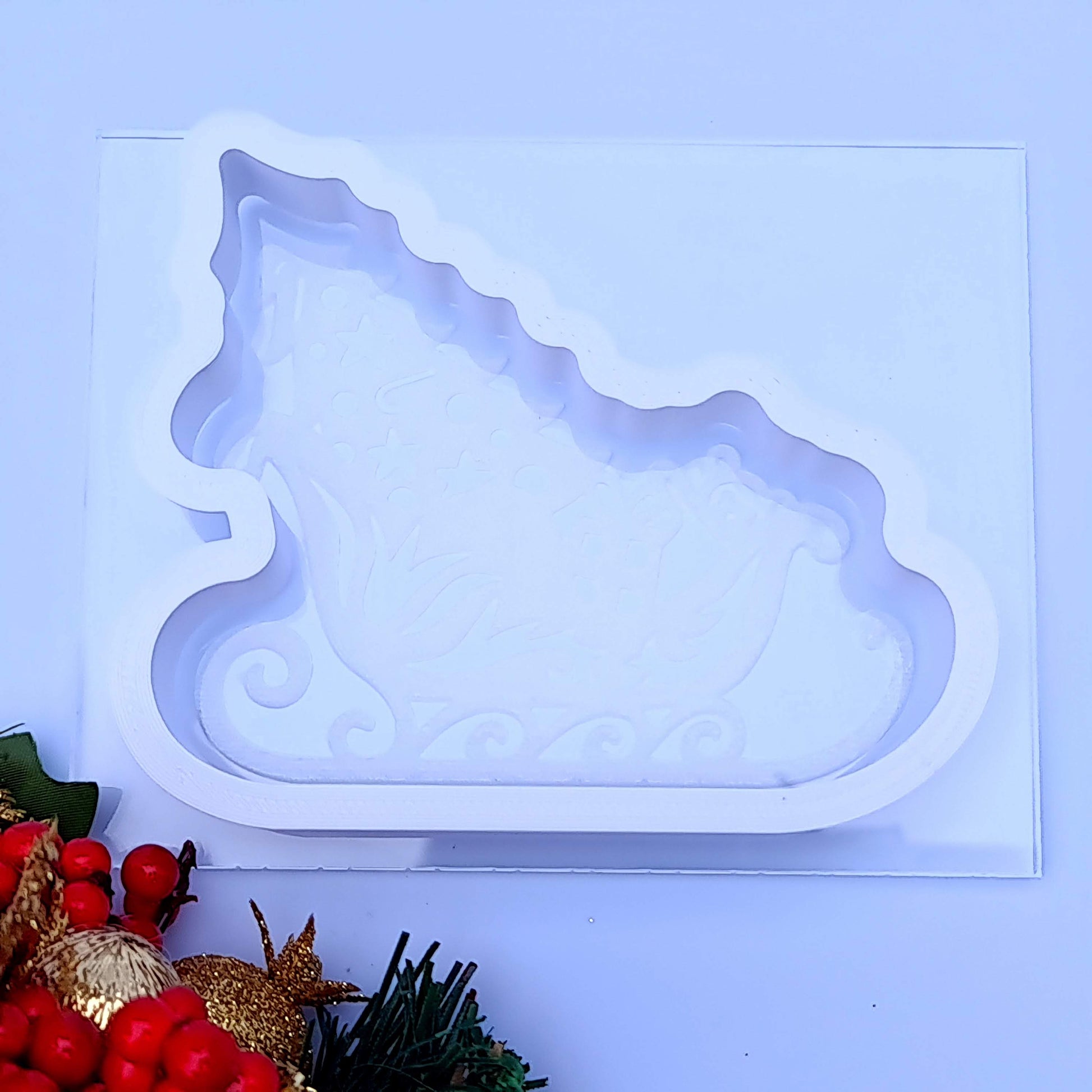 Christmas Sleigh DeBoss and matching cutter combo image 3