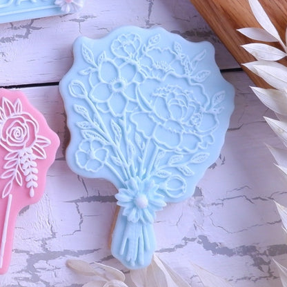 Mother`s Day - Flower bouquet 3  - Deboss Stamp and Matching Cut image 0