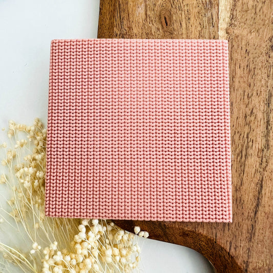 Micro Knitted Pattern DeBoss Big Size Stamp image 0
