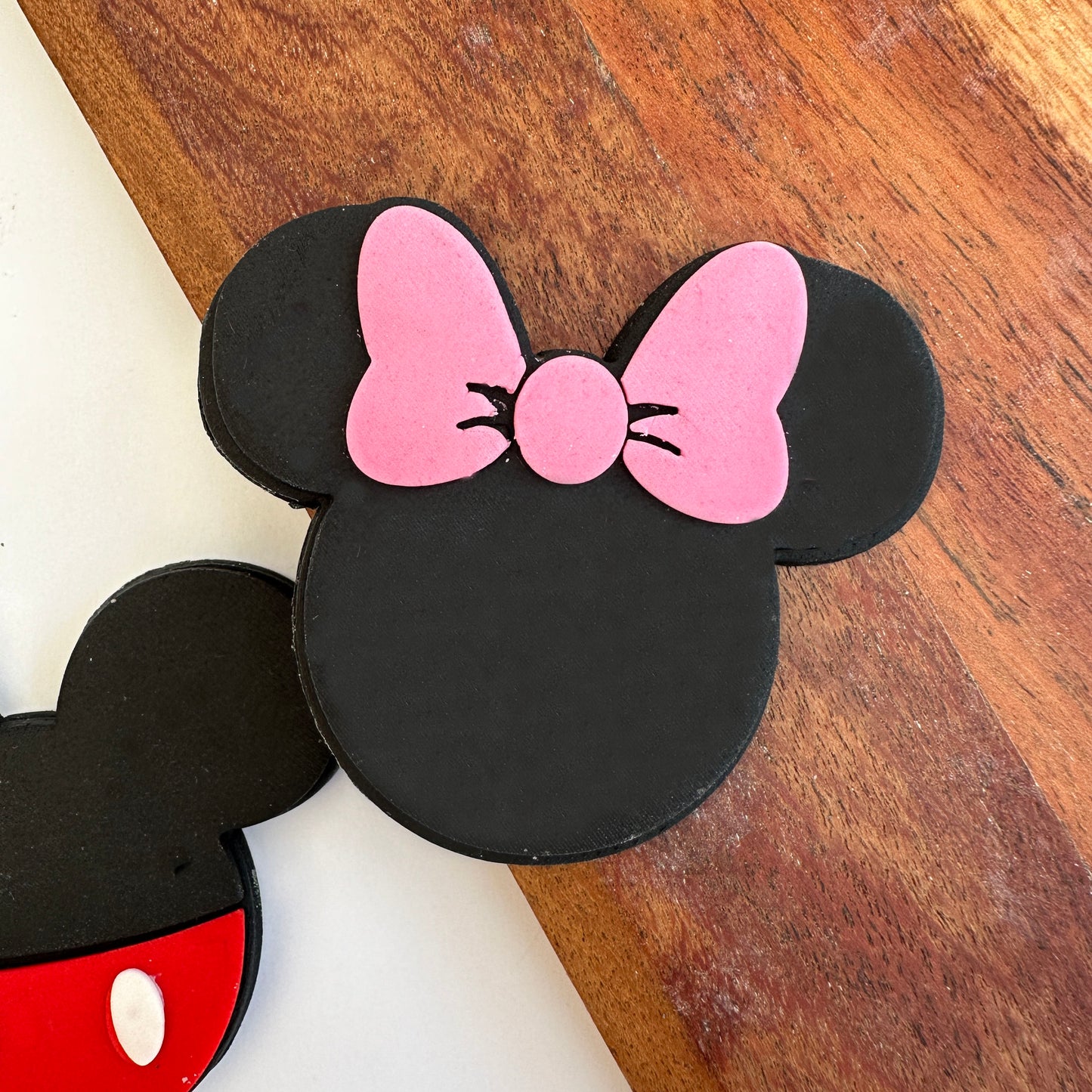 Minnie head- PLA stamp and cutter image 0
