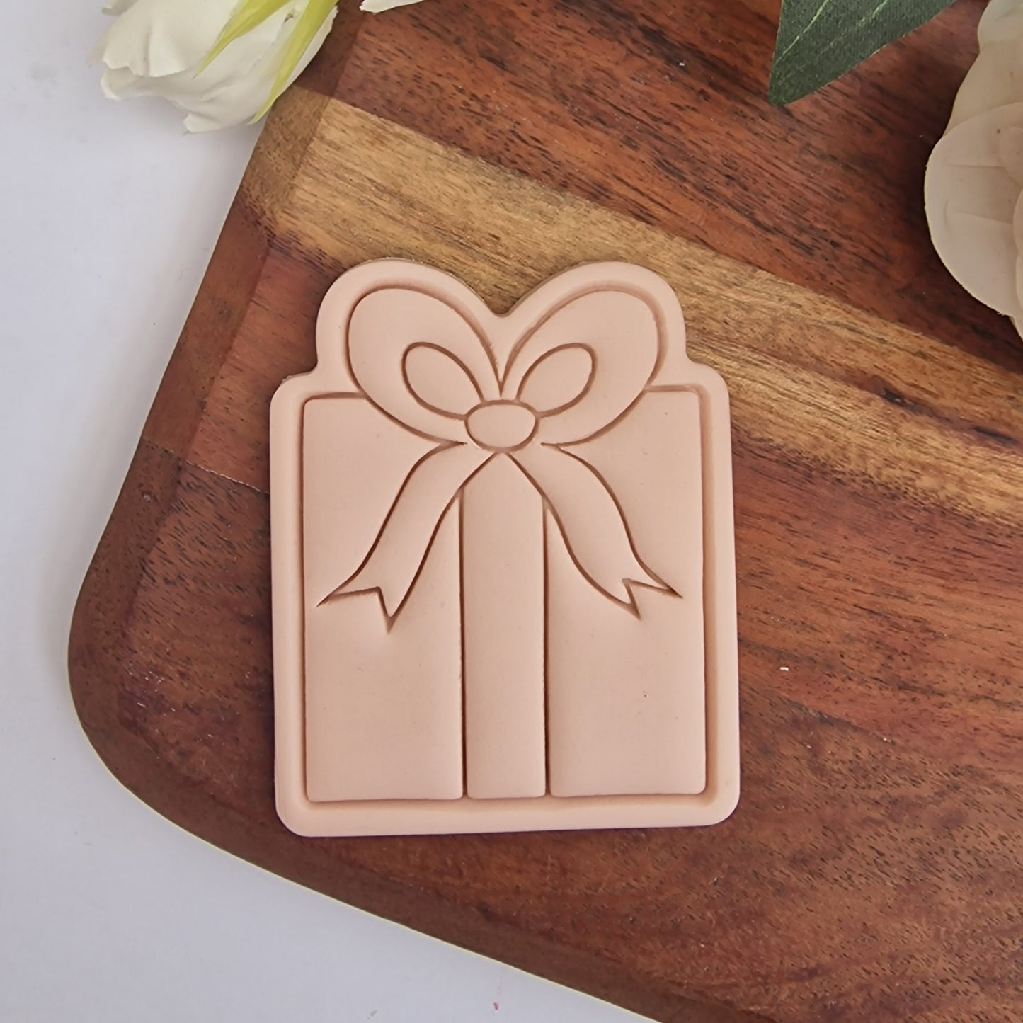 Present Box- Embosser stamp with matching cutters image 0