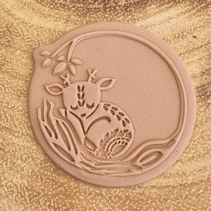 Woodland - Sleeping Bambi DeBoss & Matching Cutter image 0