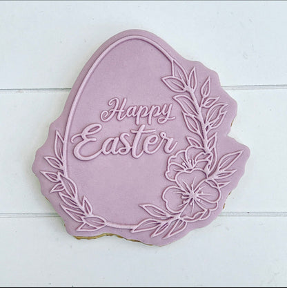 Easter Egg - Deboss & Cutter image 1