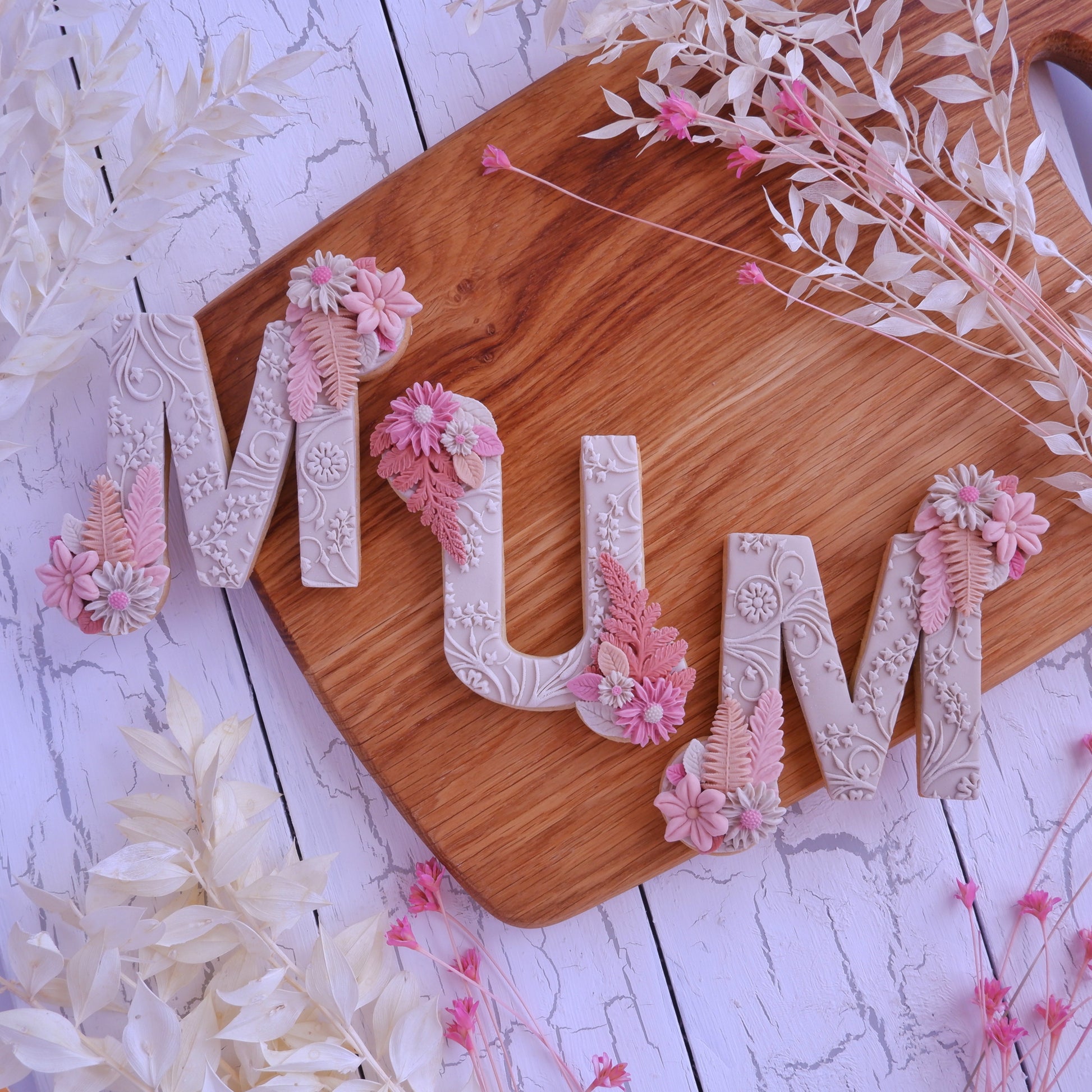 Super Size - Floral Pattern and M & U space cutters image 0