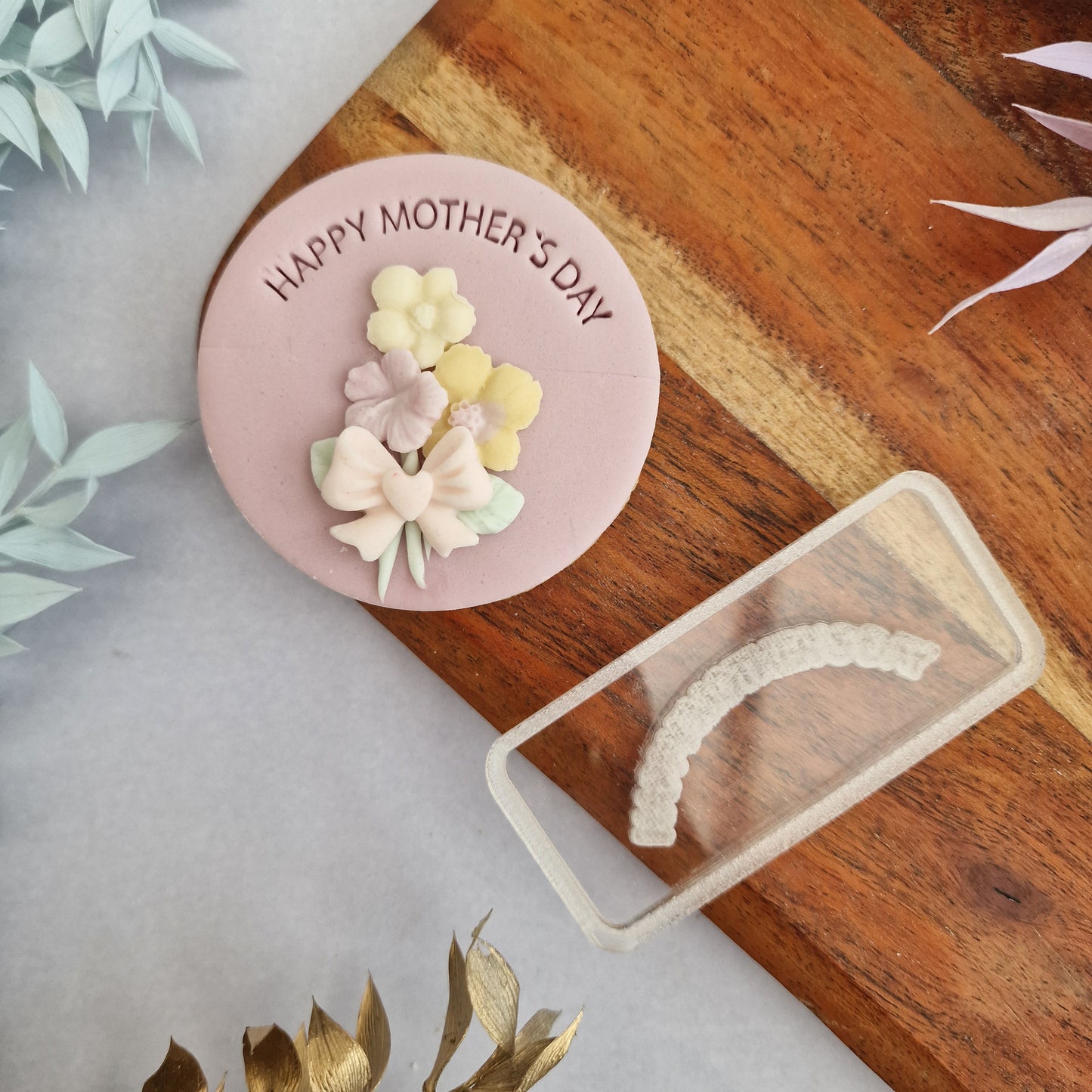 Happy Mother`s Day arched impression stamp image 1