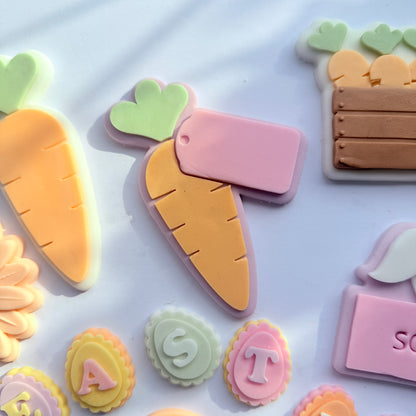 Carrot with tag - PLA embosser and matching cutter image 1