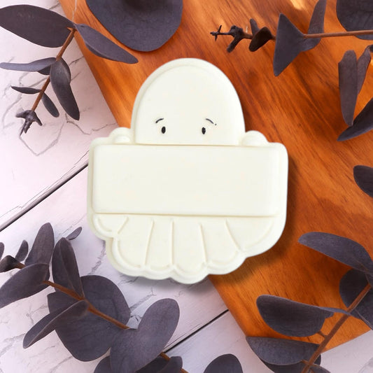 Cute ghost embosser fondant stamp and cutter, PLA embosser Cute Ghost, Halloween cookie embosser stamp & cutter, embosser, 3d printed