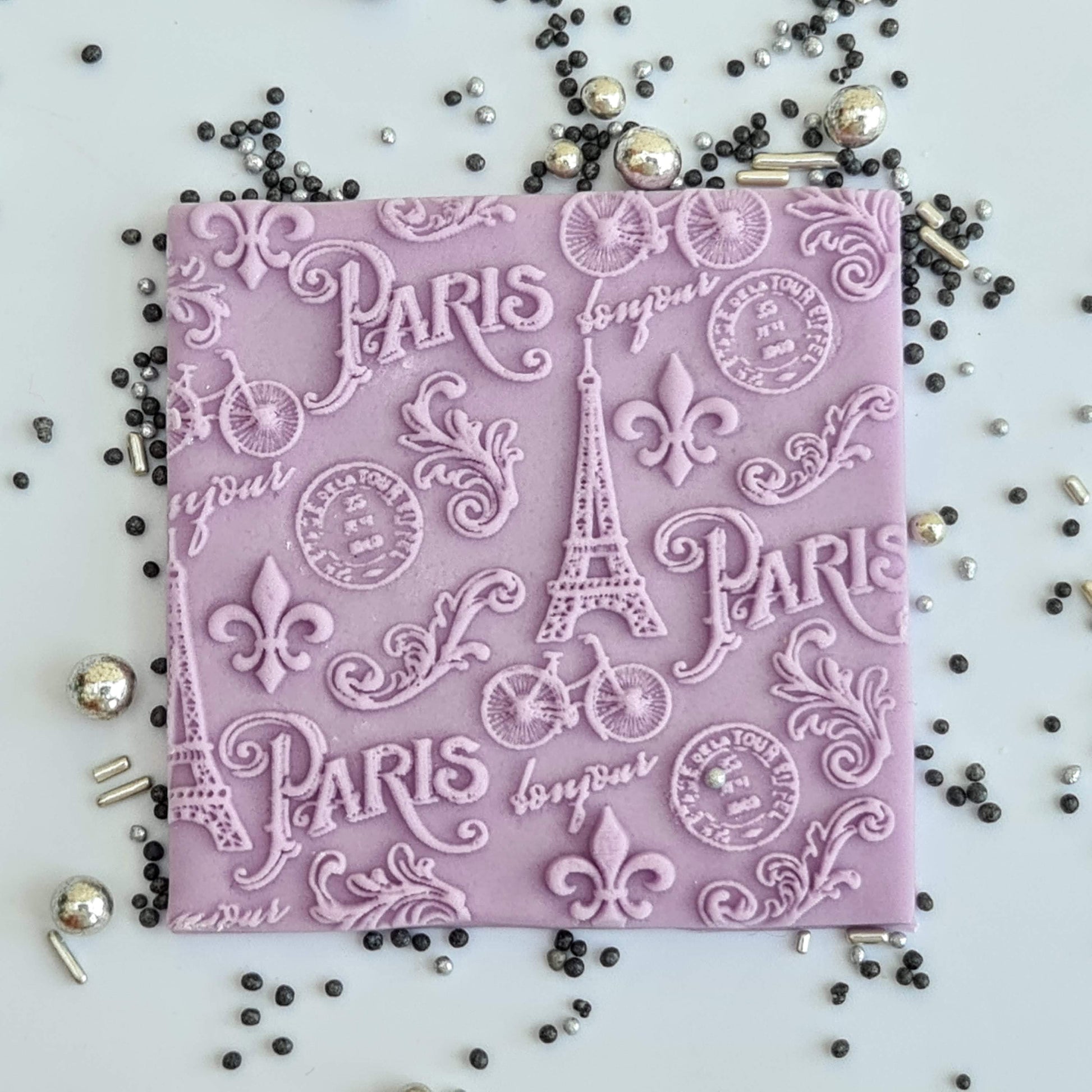 Paris - Vintage Paris seamless pattern image 0