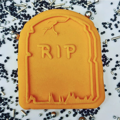 HALLOWEEN -Tombstone - Deboss & Matching Cutter image 1