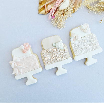 copy of 2 tier Cake - Deboss stamp with matching cutters image 1