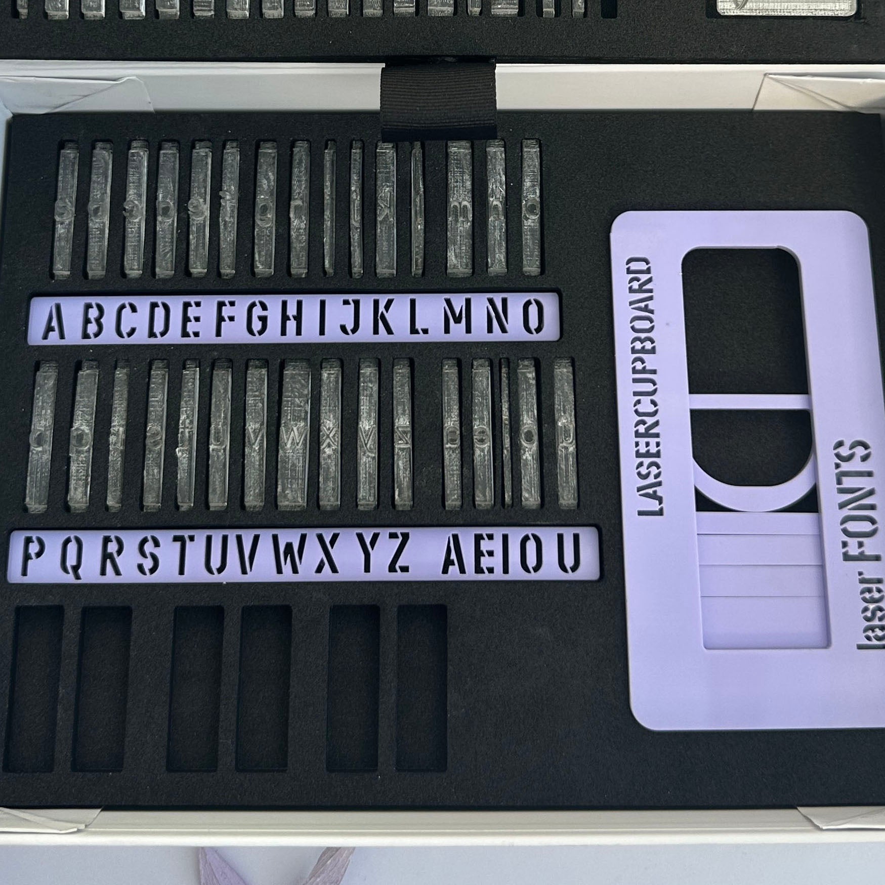 Laser Mini Fonts -  Lowercase - xtra set image 0