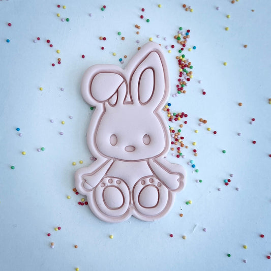 Easter Bunny - Embosser and Matching cutter image 0