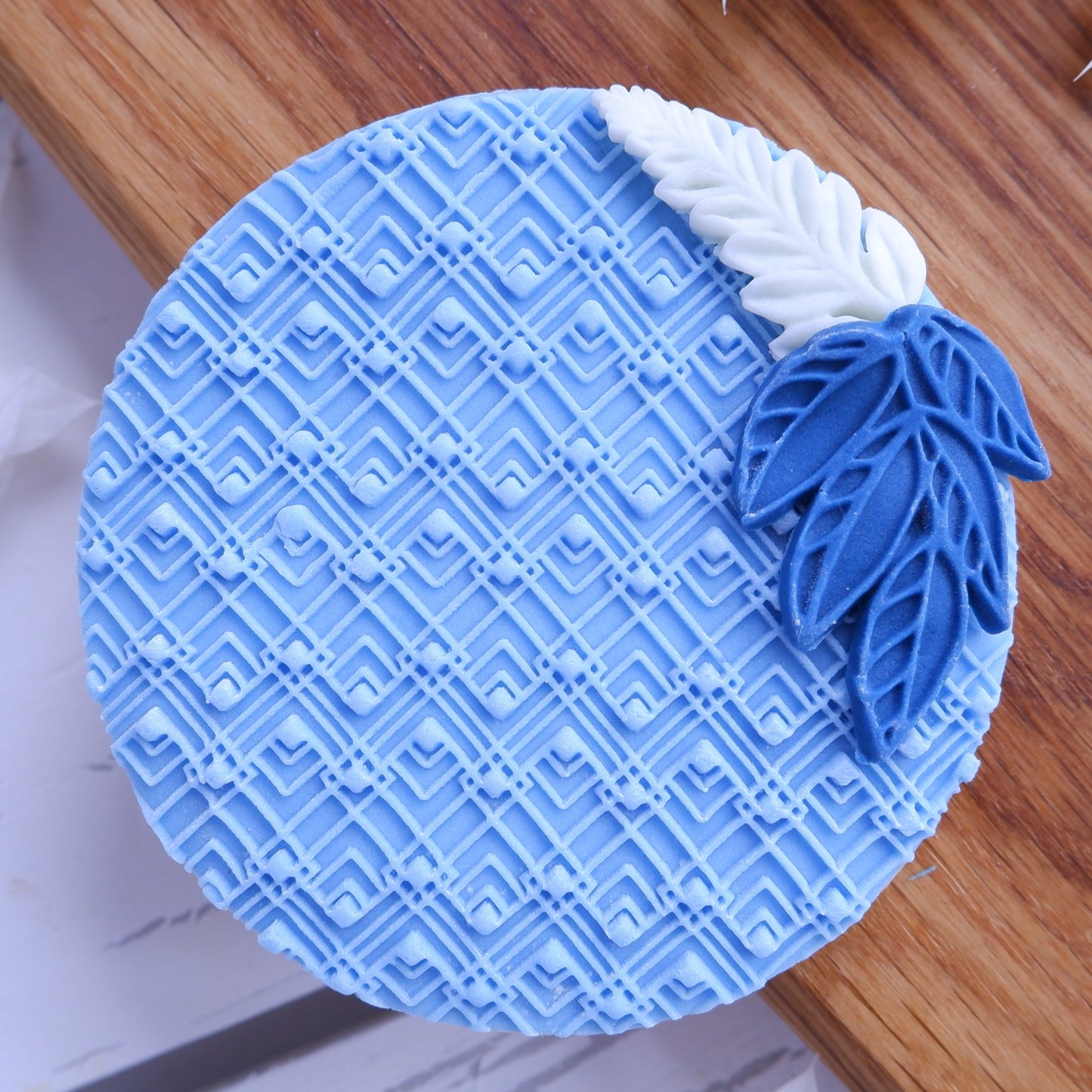 Art Deco 2 Pattern DeBoss  Stamp image 1