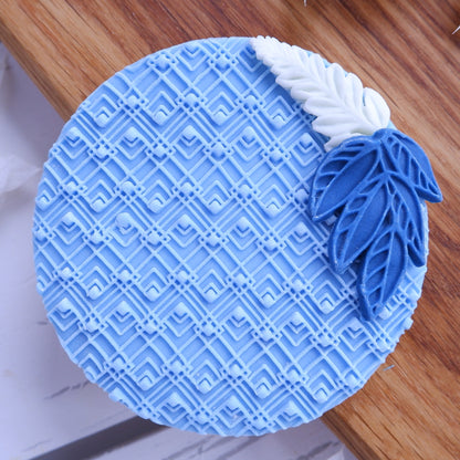 Art Deco 2 Pattern DeBoss  Stamp image 1