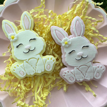 Cute Easter Bunny -  Deboss and Cutter image 1