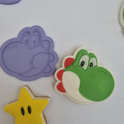 SUPER MARIO - YOSHI - PLA stamp and cutter image 2