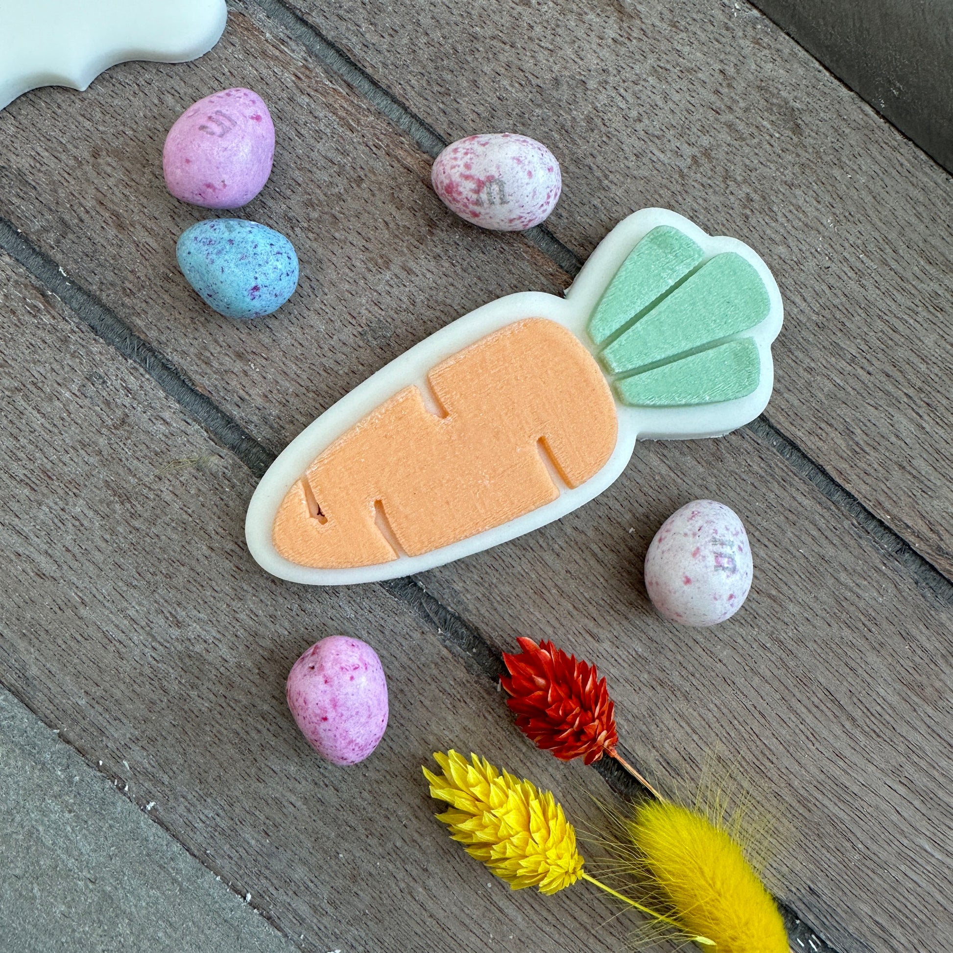 Easter Carrot -  Deboss and Cutter image 1