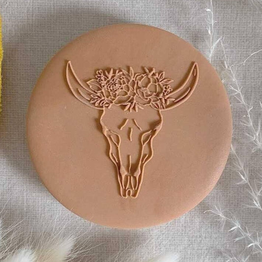 BOHO - Floral Skull image 0