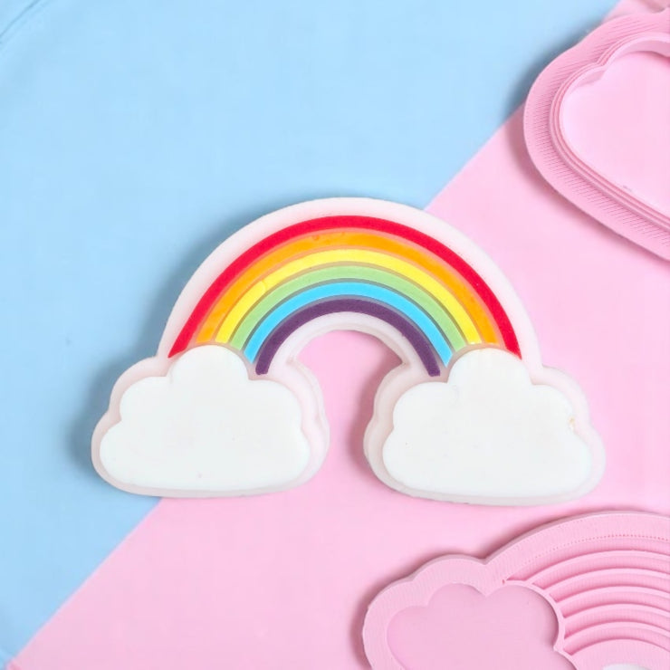 Rainbow - PLA embosser and matching cutter image 0