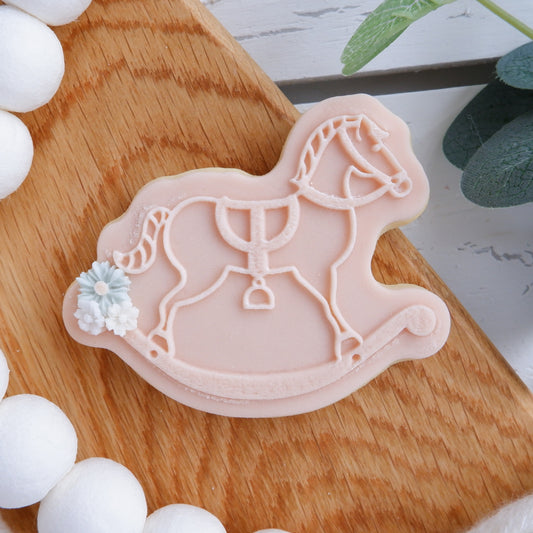 Baby - Baby Rockin` Horse DeBoss & Matching Cutter image 0