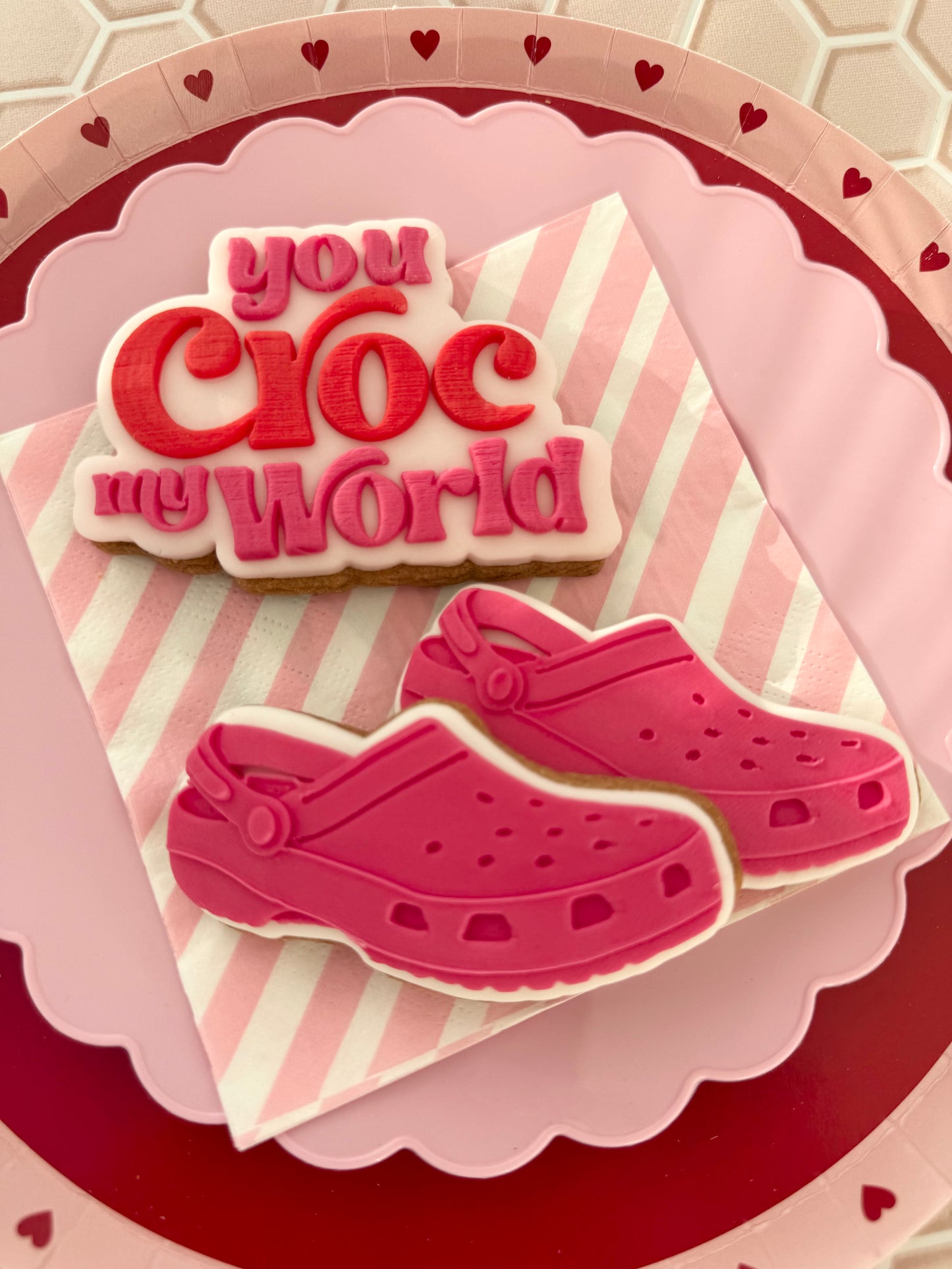 Croc - PLA stamp and cutter image 1