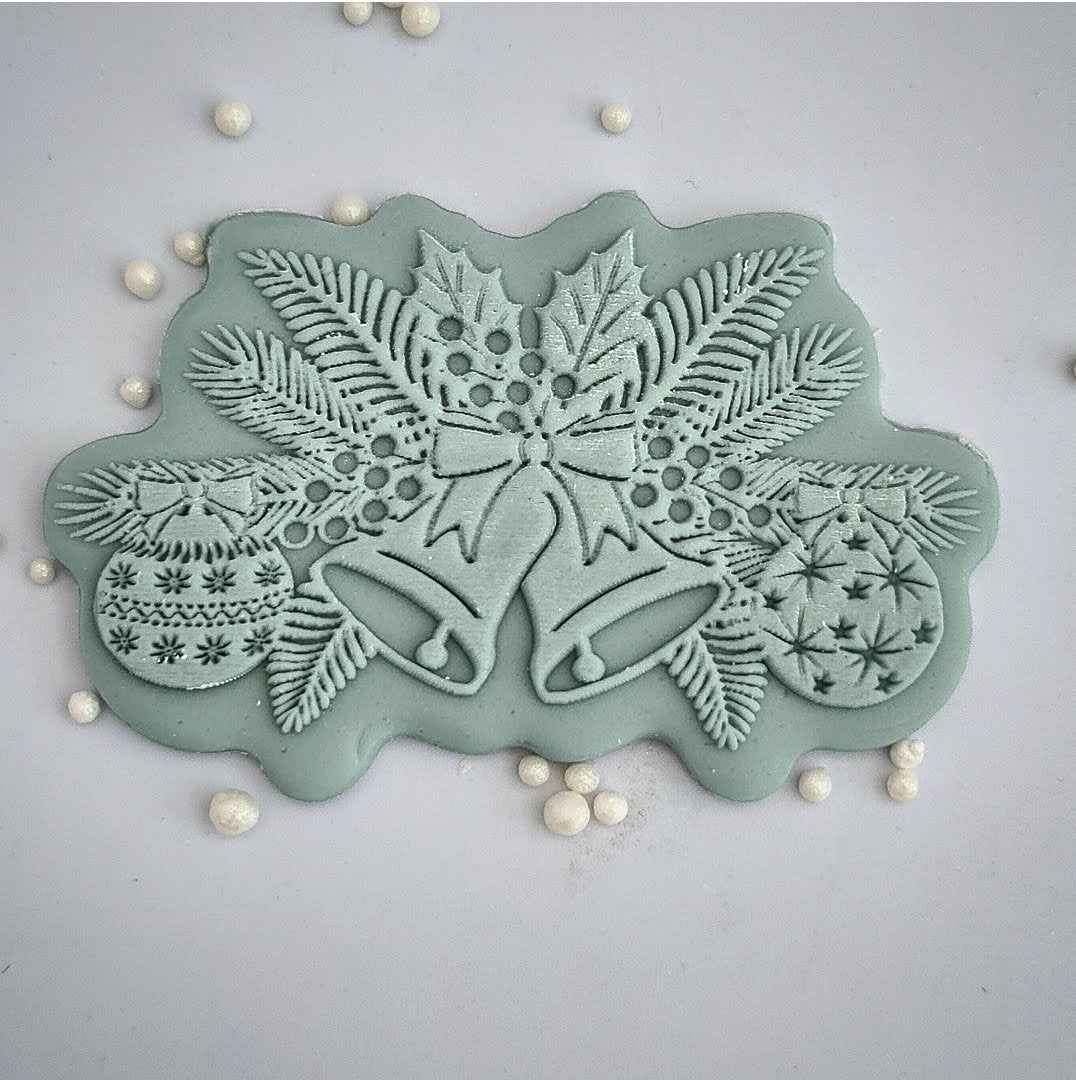 Christmas - Christmas Decoration Deboss and Matching Cutter image 0