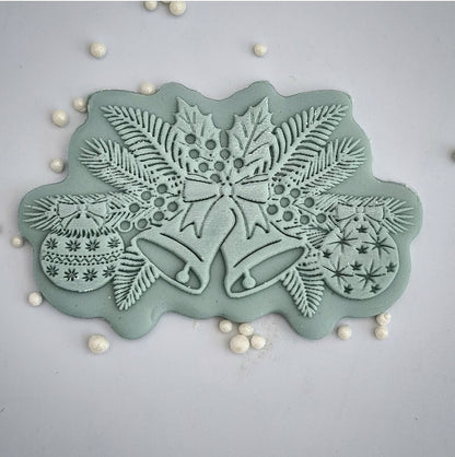 Christmas - Christmas Decoration Deboss and Matching Cutter image 0