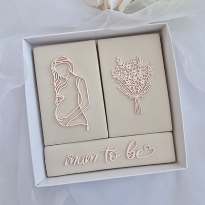 Mum to be - Deboss stamp image 1