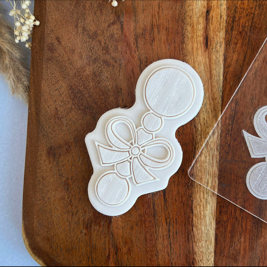 Baby -  Rattle DeBoss & Matching Cutter image 0