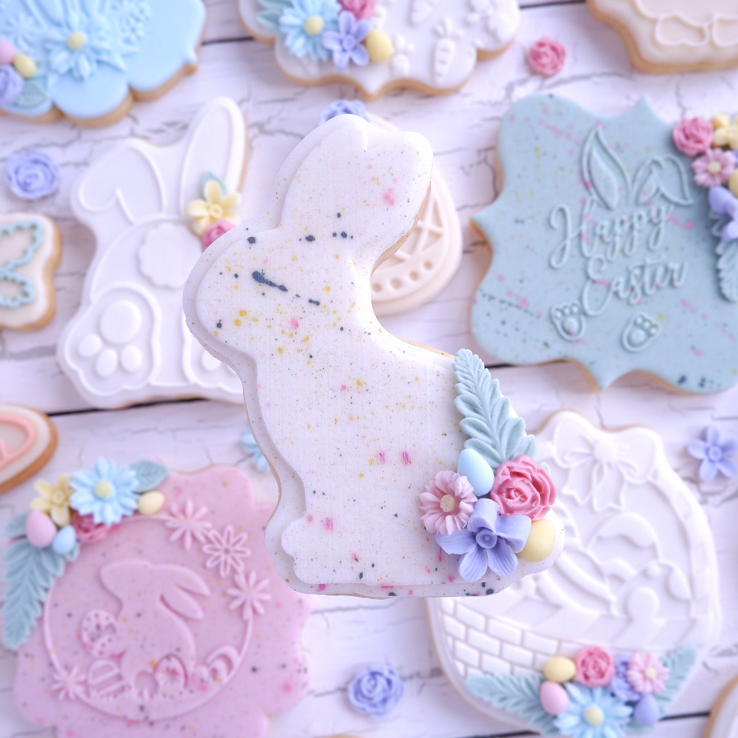 Cute Easter Bunny -  Deboss and Cutter image 2