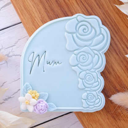 Rose arch - stamp and matching cutter image 0