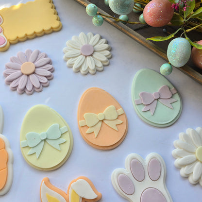 Easter Egg -  PLA embosser and matching cutter image 1