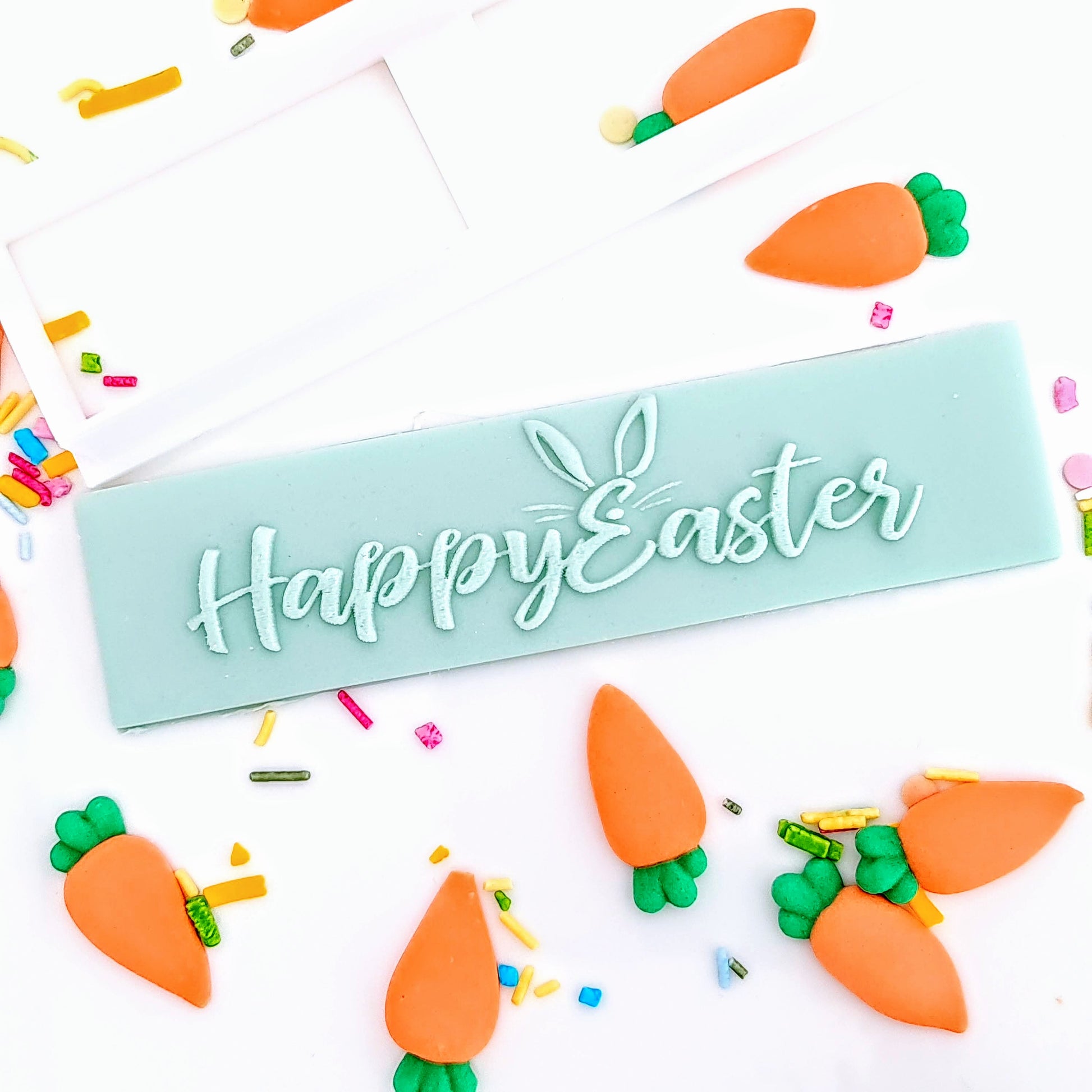 "Happy Easter" - Deboss & Cutter Combo image 1