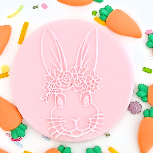 Bunny With Flowers image 0