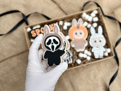 Scream Fluffy monster- PLA stamp and cutter