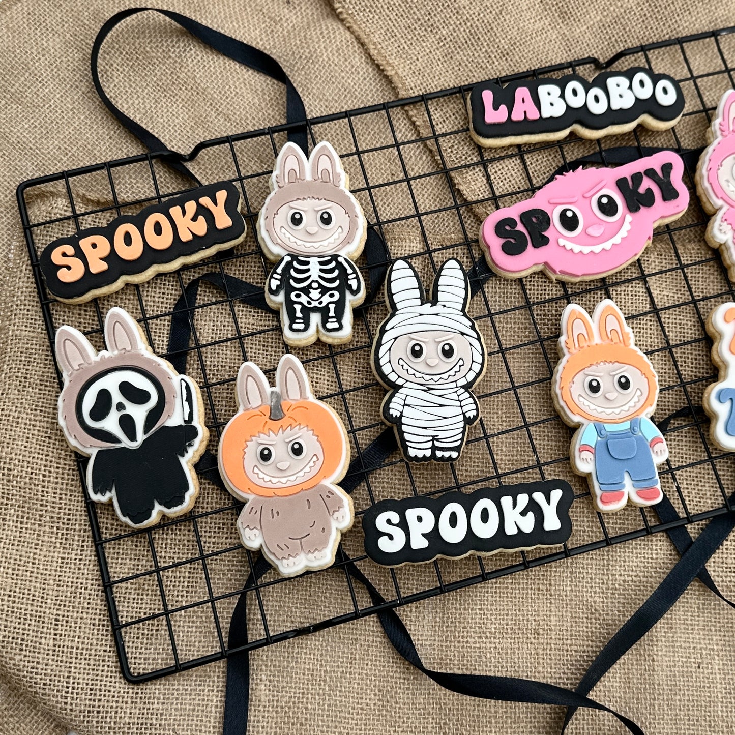 Skeleton Fluffy monster - PLA stamp and cutter