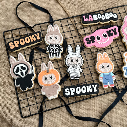 Skeleton Fluffy monster - PLA stamp and cutter