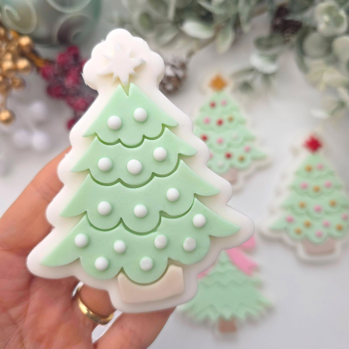 Christmas tree with baubles