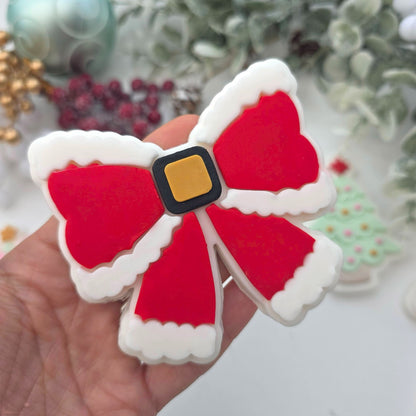 Santa bow stamp
